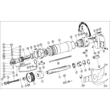 Sécateur pneumatique Scatair SP4 - recépage des vignes