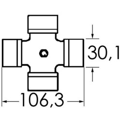 Croisillon 30,1x106,3