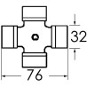 Croisillon 32 x 76