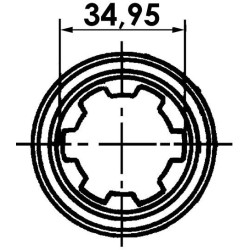 Mâchoire 1"3/8 22x54