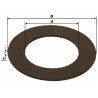 Disque de friction adaptable WALTERSCHEID - Ferrodo 155X90.4X3.2