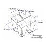 Plaque de semis 96 ALV (600x400m) lot de 2
