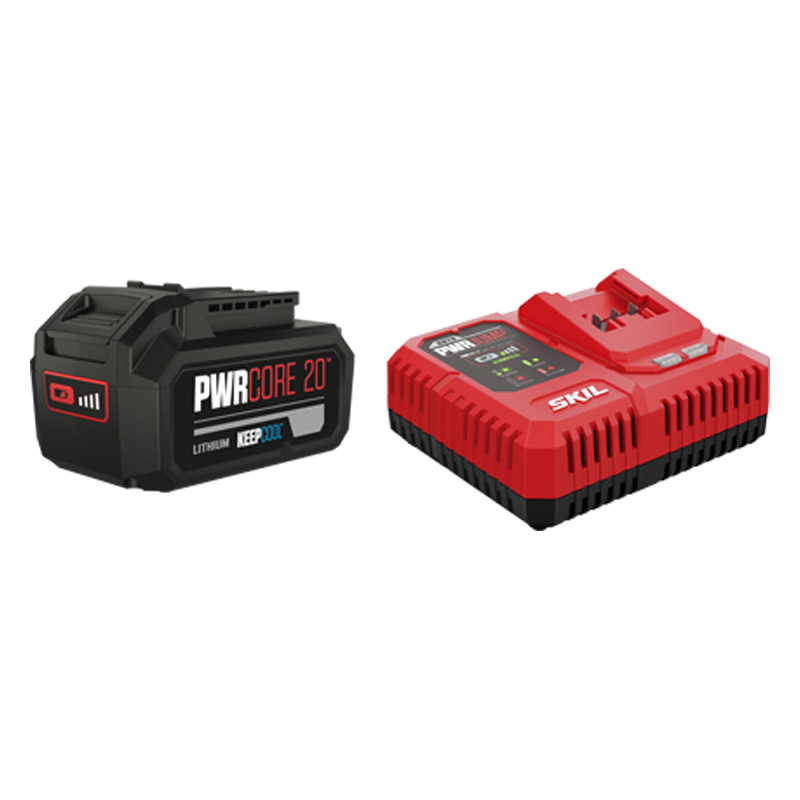 Kit chargeur rapide 6.0A + 1 batterie 4.0Ah SKIL PWR CORE 20